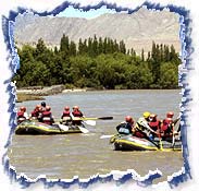 White rafting in Indus and Zanskar River, Ladakh, Jammu & Kashmir